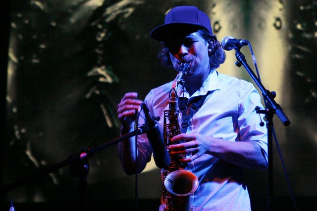 André Meisner live am Saxophon